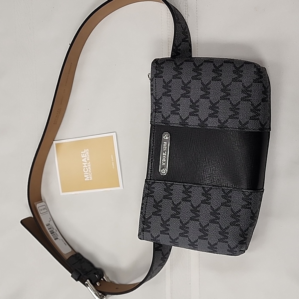 Michael Kors new Small MK black belt bag